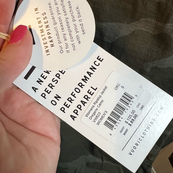 Vuori Ripstop Oregano Camouflage Military Jacket - Picture 6 of 6